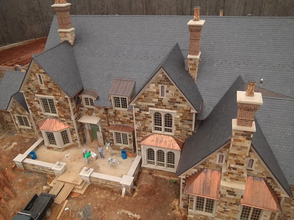 Craftsman Roofing Slate Roof Repair project in Medley Manor